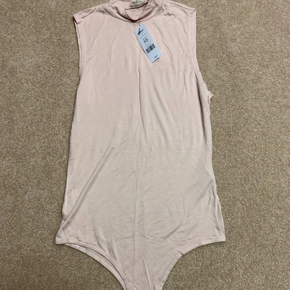 Mock neck bodysuit